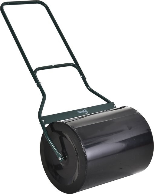 Outsunny Rasenwalze mit U-Griff in Schwarz, Durchmesser: 40 cm, Füllmenge: 60 l, B/T/H: 57 x 40 x 123 cm - Bild 1