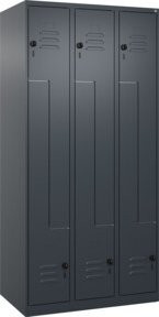 C+P Z-Spind Classic PLUS Spind mit 6 Fächern in Anthrazit, B/T/H: 90 x 50 x 185 cm - Bild 1