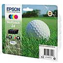 Epson Original Tintenpatronen Multipack 34 CMYK Schwarz, Cyan, Magenta, Gelb C13T34664010 - Bild 2