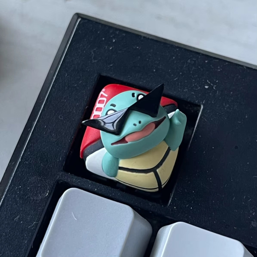 Lobo Keycap Pokemon Bulbasaur Kawaii Anime Resin Drehbare Tastenkappe für deine Tastatur in Rot - Bild 2