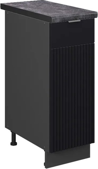 Vicco Apothekerschrank Fame-Line Anthrazit Schwarz Gestreift B: 30 cm, H: 60 cm, T: 20,53 cm - Bild 1