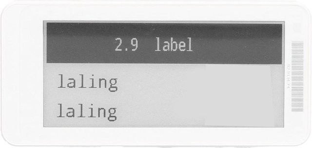 Sonoff Smart ESL TFT Elektronisches Preisschild mit Bluetooth, 2,9 Zoll, Schwarz Weiß - Bild 1