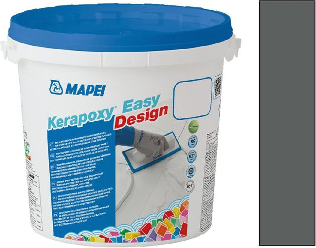 Mapei Kerapoxy Easy Design Epoxidharz-Fugenmörtel Farbe 174 Tornado, 3 kg - Bild 1