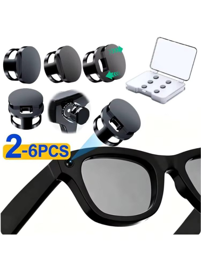NovaSphere Kamera-Privatsphärenschutz für Meta Smart Glasses als Objektivblocker und Schiebeabdeckung in Schwarz - Bild 7