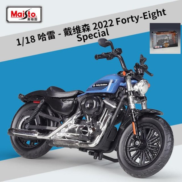 Maisto Harley-Davidson Forty-Eight Special, Rennmotorrad Modell, 1:18, Metall - Bild 1
