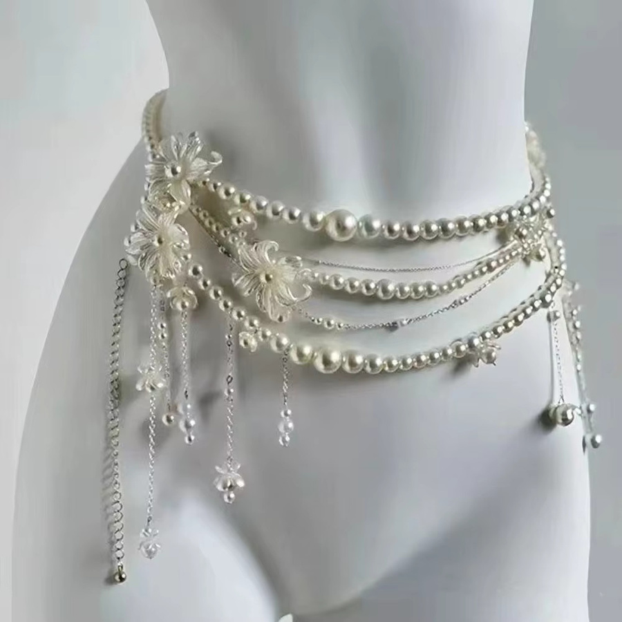 Bauchkette Perle, Damen - Bild 1