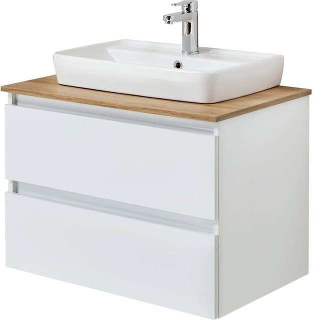 Pelipal Waschbeckenunterschrank Quickset 360 Weiß Glanz B/H/T: 78 x 64,2 x 50 cm - Bild 2