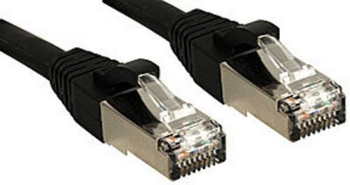 Lindy RJ45 Patchkabel CAT 6 S/FTP Ethernet LAN Kabel Schwarz 3,00 m mit Rastnasenschutz - Bild 1