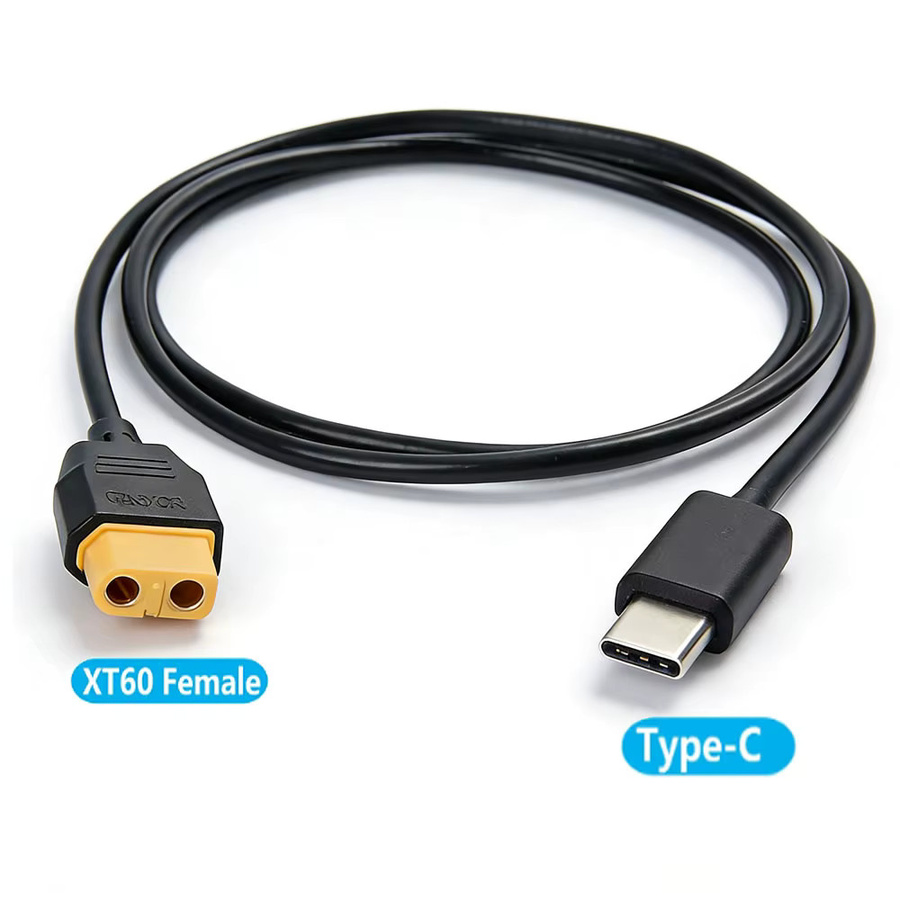 ToolkitRC USB-C auf XT60 Adapter Ladekabel PD 100W in Schwarz - Bild 5