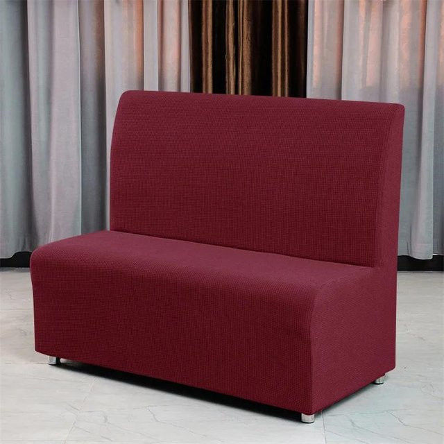 Yiran Furniture Ärmelloser Fleece Sofabezug aus Polyester, Schmutzabweisend und Rutschfest, Rot, 1 Stück - Bild 1