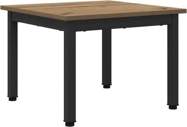 vidaXL Couchtisch in Eiche, moderner quadratischer Holztisch für dein Wohnzimmer, Farbe: Braun, B/T/H: 50 x 50 x 36 cm - Bild 1