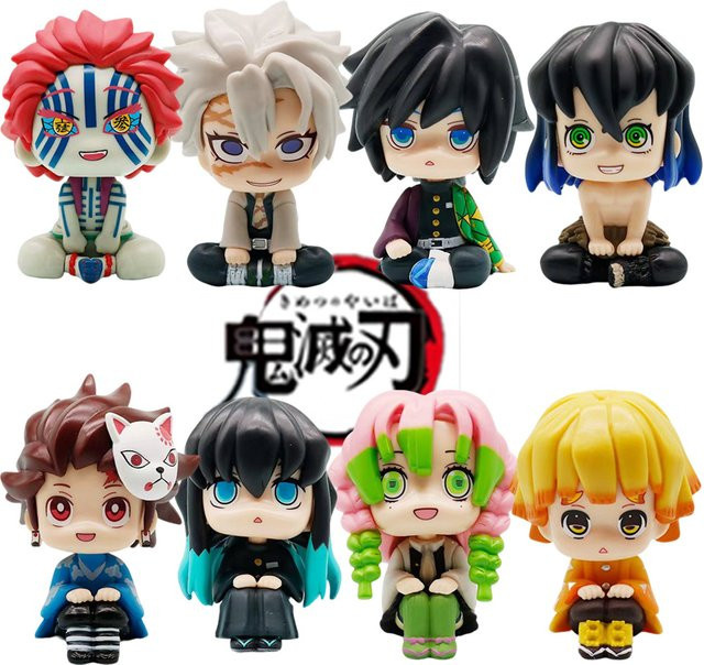 Bandai Demon Slayer Q Sitzfiguren, 8 Stile, PVC-Modell - Bild 1