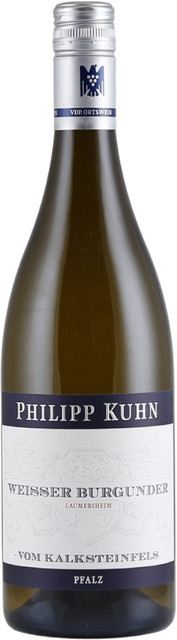 Philipp Kuhn Weißer Burgunder Laumersheim vom Kalksteinfels, trocken, Weißwein, 2024, 0,75 l - Bild 1
