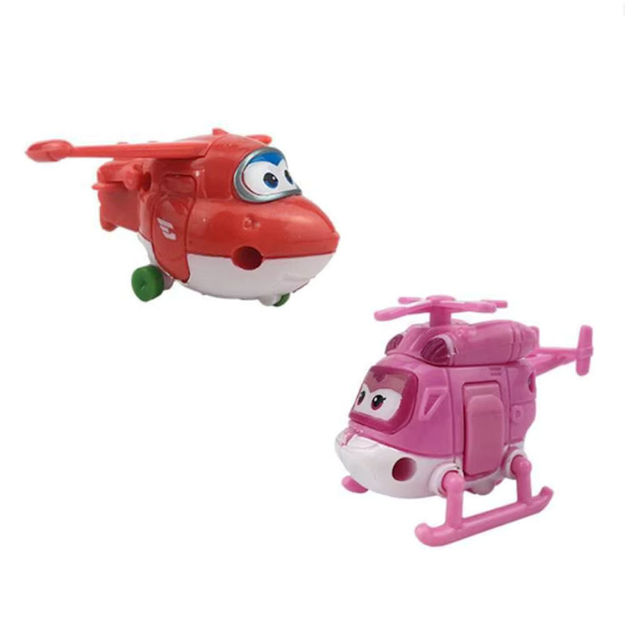 Bandai Super Wings Actionfiguren Flugzeug-Transformation, 8-teiliges Set - Bild 2