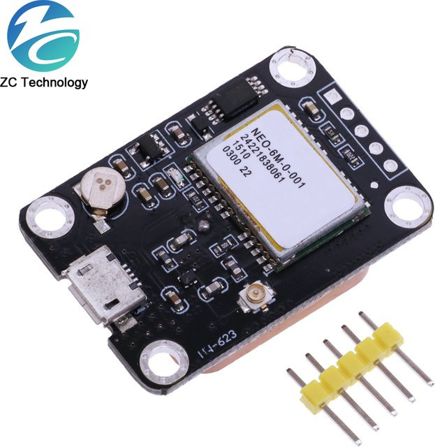 NEO-6M GPS Positioning Modul mit Micro USB Anschluss für Arduino und STM32 Mikrocontroller - Bild 1