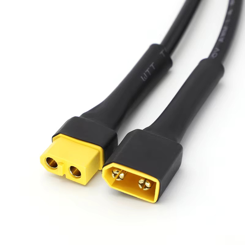 JCD XT60 auf DC5521 Adapterkabel 18AWG für Auto-Batterie und Ladegeräte, 10A Ultra-weich - Bild 2