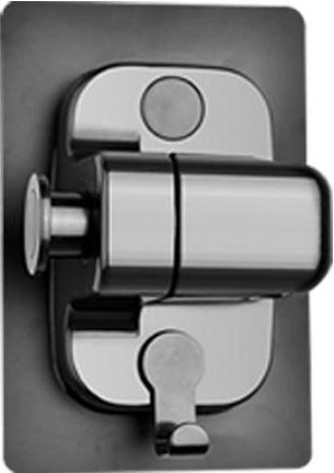 VILOYI Universal Duschkopfhalter Verstellbar mit Haken zur Wandmontage, Grau - Bild 1