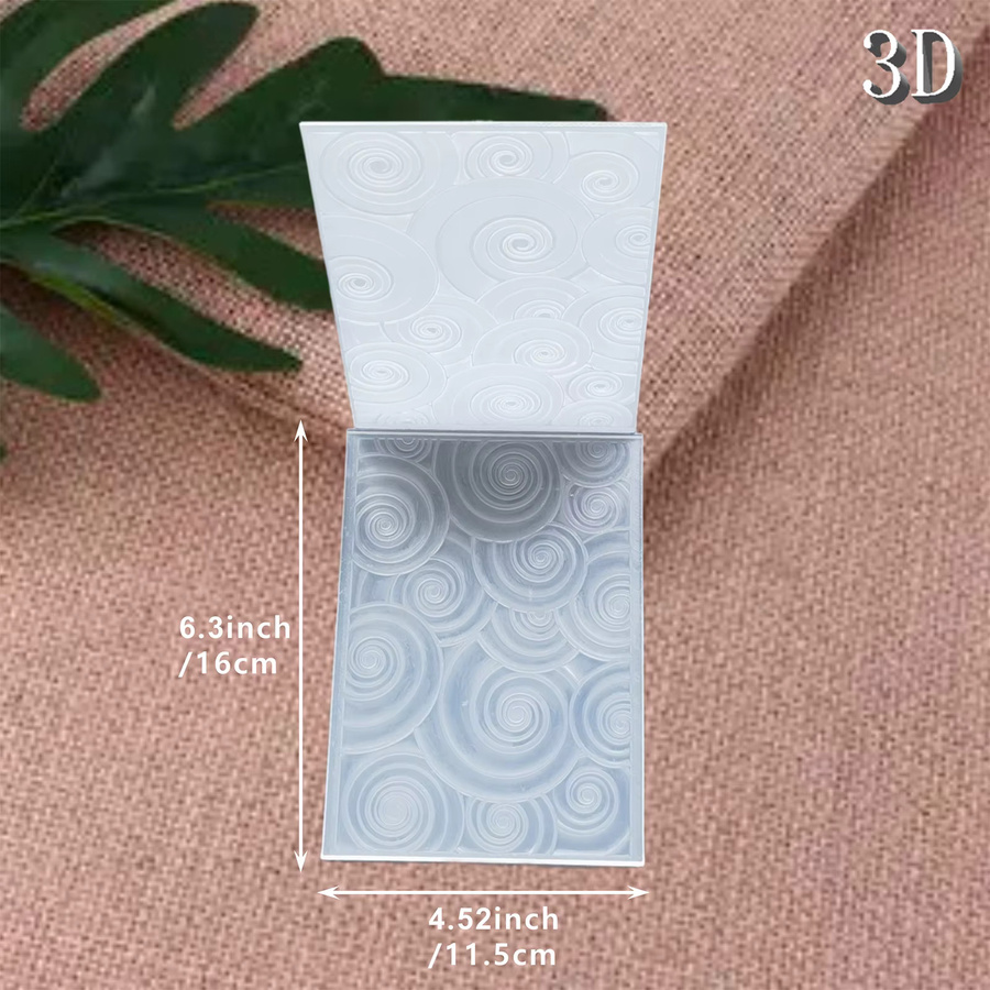 Joy 3D-geprägter Fächer-Ordner aus Kunststoff für Scrapbooking und Papierkunst - Bild 2