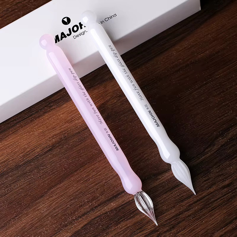 MAJOHN Sakura Snow Mini Short Glass Dip Pen in Pink für Zeichnungen und Kalligrafie - Bild 5