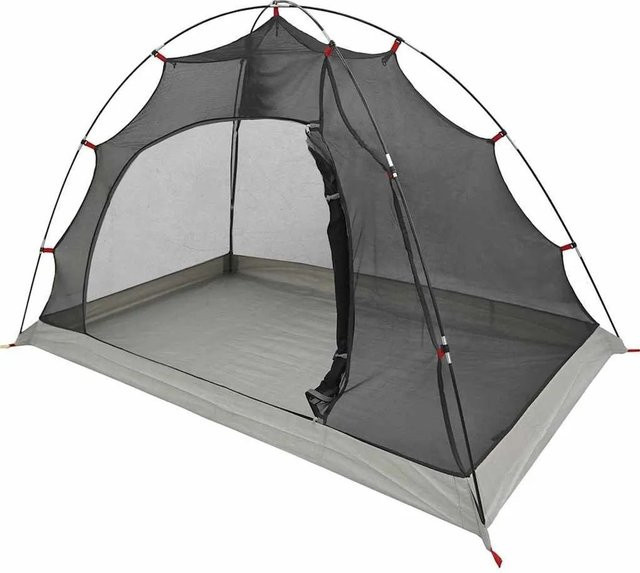 vidaXL Zelt mit Dach in Grau und Schwarz B/T/H: 236 x 150 x 136 cm - Bild 1
