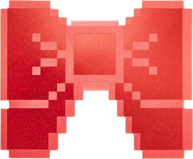 Rico Design Paper Poetry Serviettenringe Schleifen Pixel in Rot - Bild 1