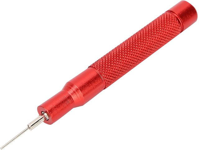 TOMTOP Uhrenarmband-Stanzer, Uhrenarmband-Verbindungsstift-Entferner, 0,8 mm, red - Bild 1