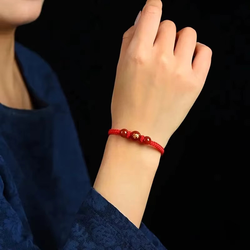 Armband Pferdejahr Sternzeichen, Rot, Unisex - Bild 3