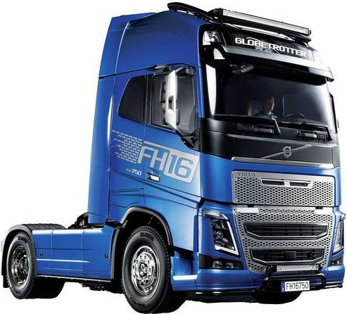 Tamiya Volvo FH16 XL 750 4x2 Elektro RC Modell-LKW Bausatz im Maßstab 1:14 - Bild 1