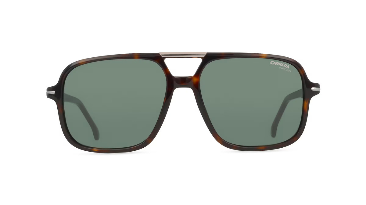 Carrera 350/S Sonnenbrille, Vollrand, Eckig, Acetat, Herren, braun, grün - Bild 1