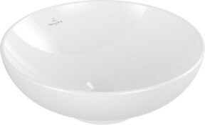Villeroy & Boch Aufsatzwaschtisch Loop & Friends aus Keramik, rund, Durchmesser: 42 cm, weiß - Bild 1