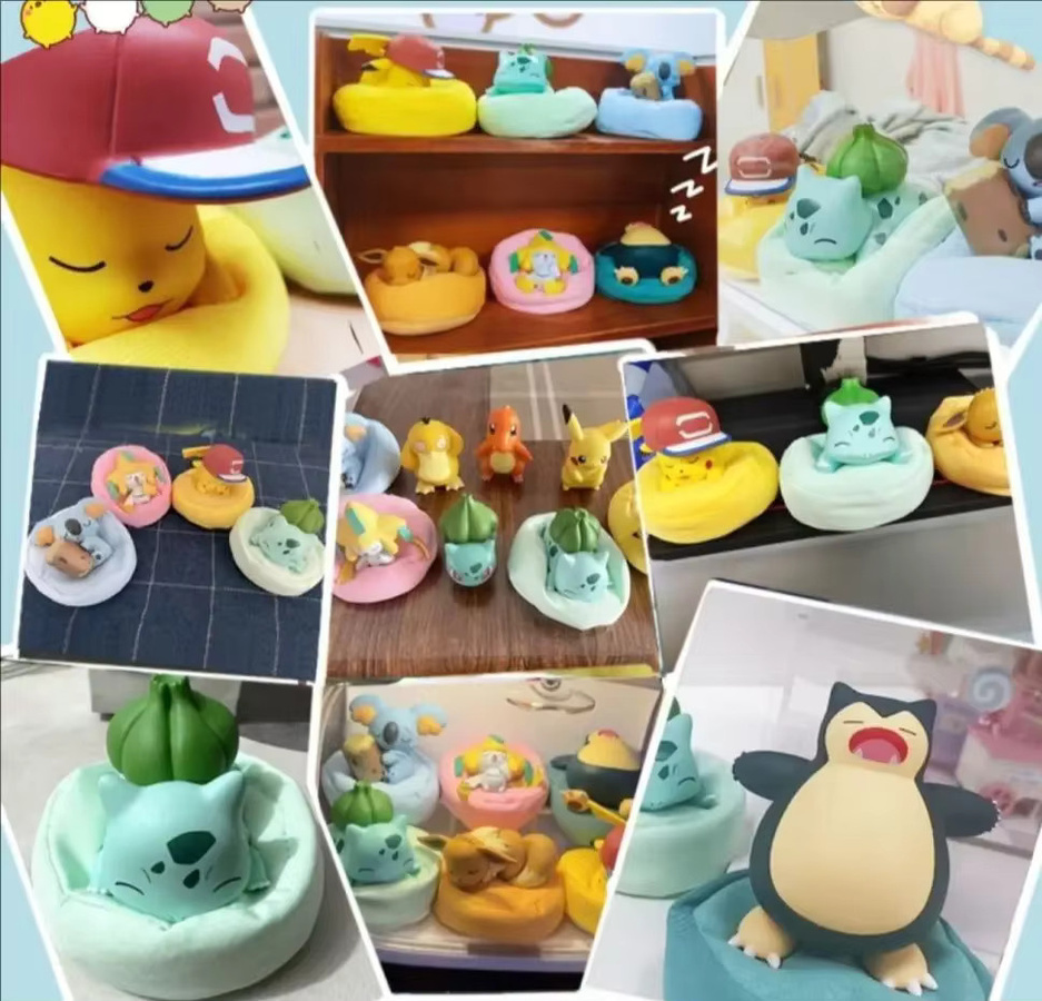 Bandai Pikachu Blind Box Desktop-Dekoration Multicolor kleine Ornament Puppe - Bild 4