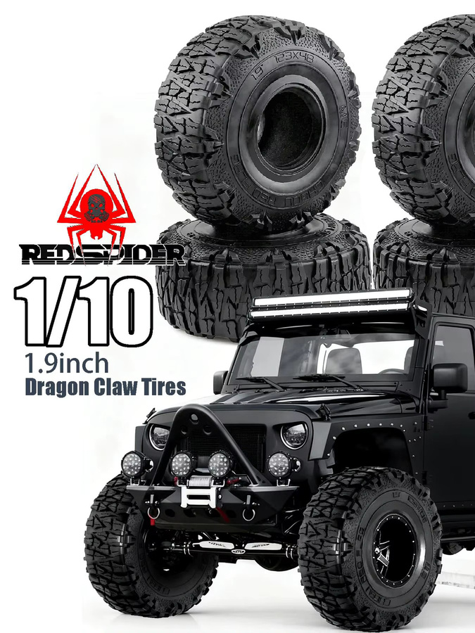 RS Crawler-Reifen, 1:10, Gummi, Schwarz - Bild 5