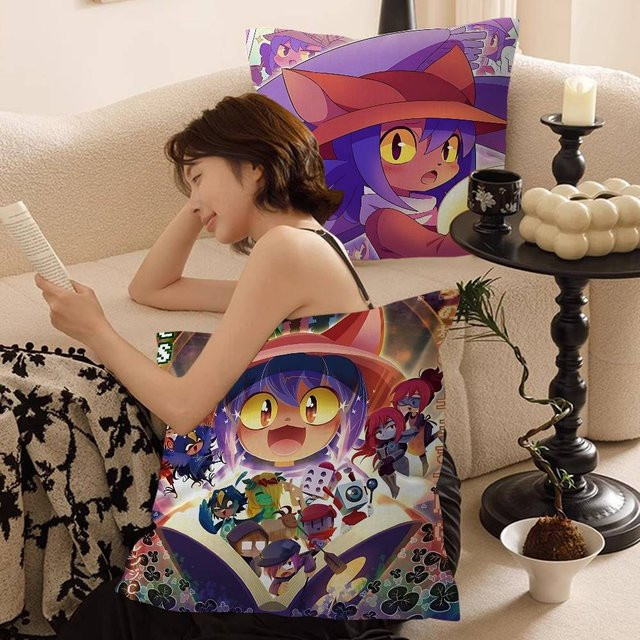 Potdemiel Anime Niko Oneshot Kissenbezug im Aesthetic Bauernhaus Stil für deine Couchdekoration - Bild 1