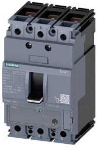 Siemens 3VA1112-6MH32-0AA0 Leistungsschalter in Grau mit einem maximalen Einstellbereich von 125A und einer maximalen Schaltspannung von 690 V/AC - Bild 1