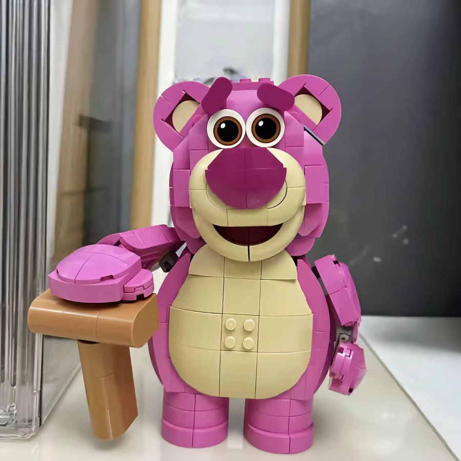 Potdemiel Lotso Erdbeer-Bär, Baustein-Puzzle-Modell, 570 Teile - Bild 3