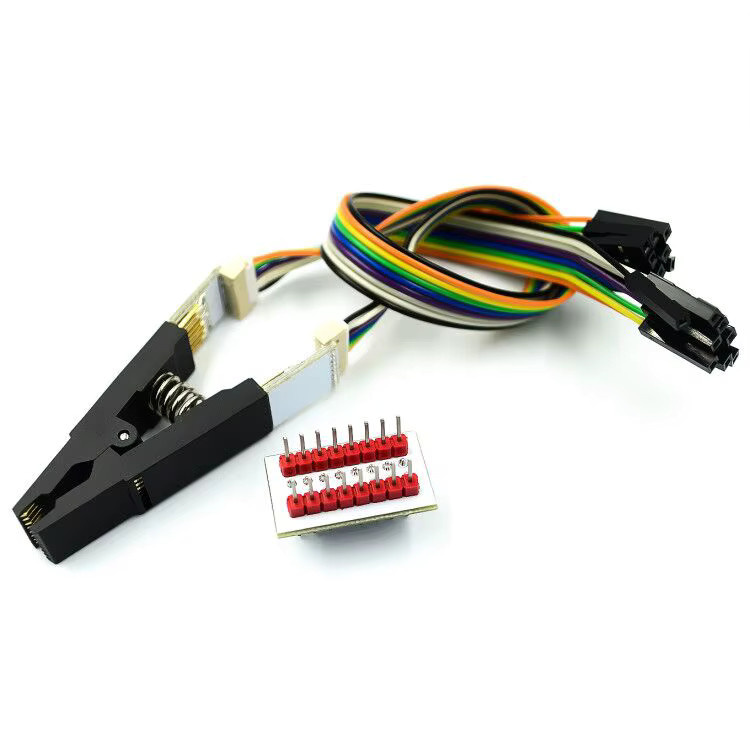 Universal 16-poliger BIOS-Clip-Adapter mit 8-poligem SOP16 Programmierer-Testclip für breite und schmale Gehäuse - Bild 2