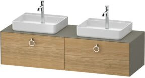Duravit Waschtischunterschrank White Tulip in White, Breite: 160 cm, Tiefe: 55 cm - Bild 1