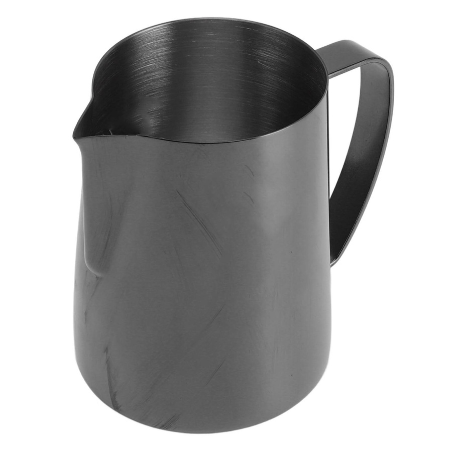 CosyHome Milchaufschäumkännchen aus 304 Edelstahl in Schwarz mit 600ml Volumen - Bild 4