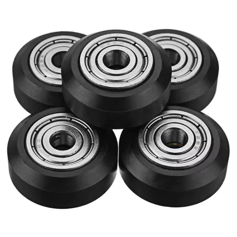 CNC Kunststoff POM Rad mit Lager als Spannrolle für V-Slot Aluminium Profile und 3D Drucker wie den Ender3 V2 von SD&HI - Bild 3