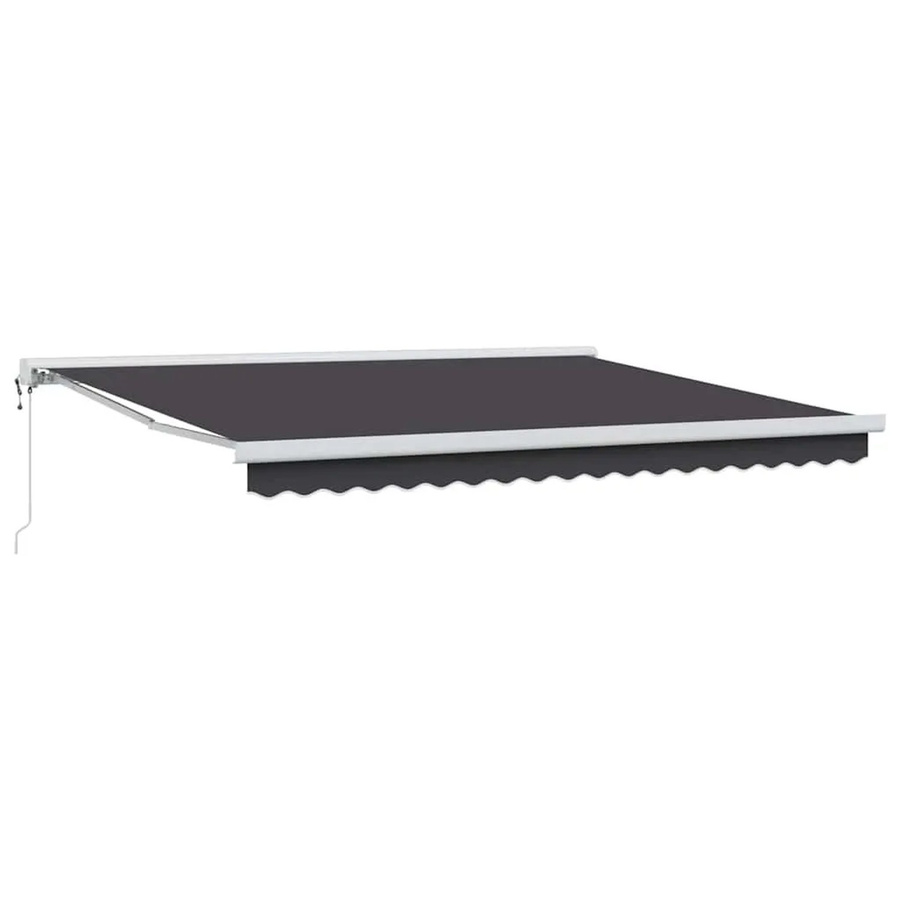vidaXL Einziehbare Markise Anthrazit B: 400 cm, T: 300 cm aus Polyester und Metall - Bild 2