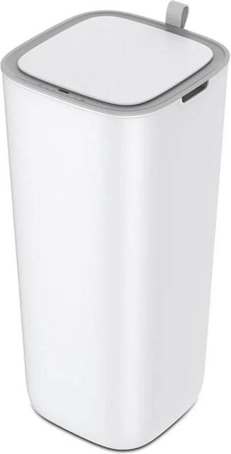 PROREGAL Moderner Quadratischer Abfalleimer mit Smart Sensor, 30 Liter, Weiß, H x B x T: 59 x 27 x 27 cm - Bild 1