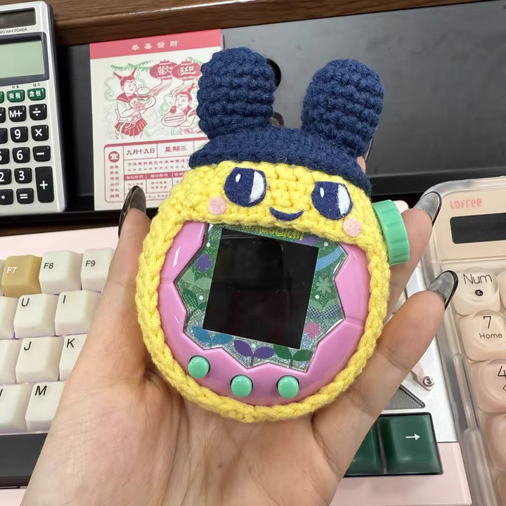 Bandai Tamagotchi Paradise Kuchipatchi Mametchi Schutzhülle, Cartoon Paradise Garn Schutzhülle - Bild 1
