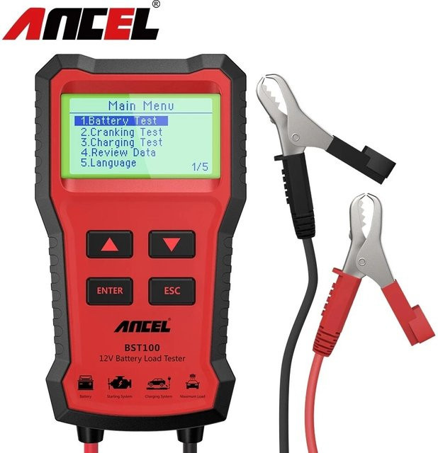 ANCEL BST100 Auto Batterie Tester 12V Batterie Analysator und Diagnose Werkzeug mit mehrsprachiger Funktion - Bild 1