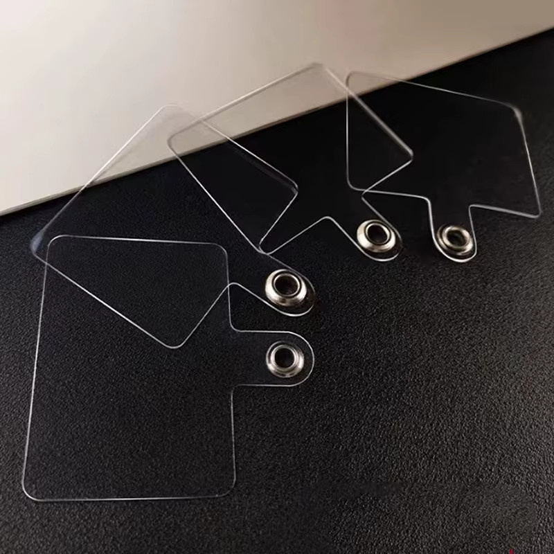 10 Stück Universal Abnehmbare Transparente Mobile Telefon Lanyard Patches für Crossbody Strap und Handy Hängeschnur Ersatz - Bild 2