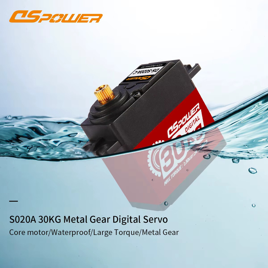 DSPOWER Digitales Servo-Metallgetriebe, wasserdicht, Lila - Bild 2