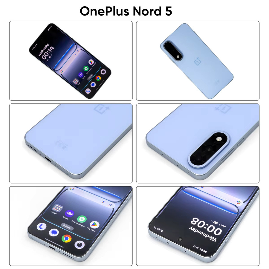 OnePlus Nord 5 Smartphone 5G Grau mit Snapdragon 8s Gen 3, 6,83-Zoll-AMOLED-Display, 5200mAh Akku und 50MP Dual-Kamera - Bild 2