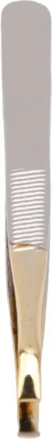 CNKESS Pinzette, Edelstahl, Flache Schrägspitze, Unisex - Bild 1