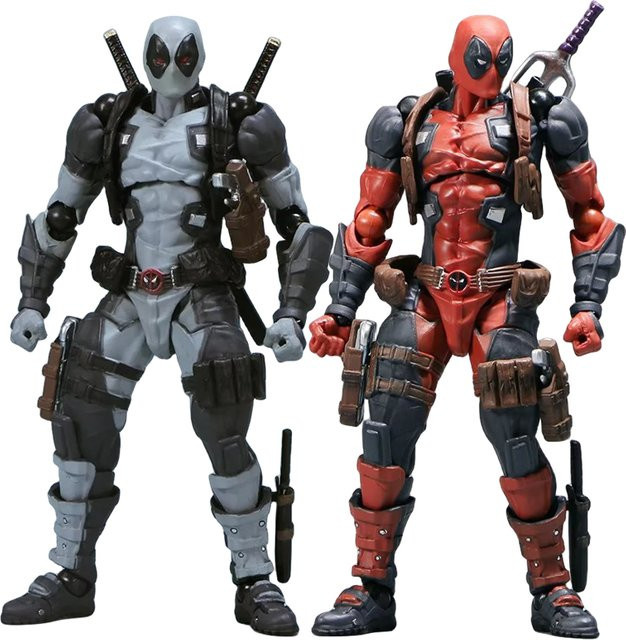 Kaiyodo Marvel Deadpool 2,0 Actionfigur, Grau, Einzelfigur - Bild 1