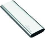 MediaRange MR1103 Externe SSD mit 960 GB Speicherplatz, USB 3.2 Gen 2, USB-C Anschluss, Silber - Bild 1
