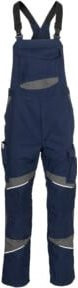 Kübler Latzhose ACTIVIQ cotton+ in Dunkelblau/Anthrazit mit Reflexstreifen Größe 24 - Bild 1